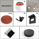Configurable lamp "Axia 5" - Two 12W globe lamps + Conductive fabric strip + accessories