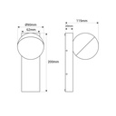 LED outdoor wall light "Serra" - 9.5W - IP54