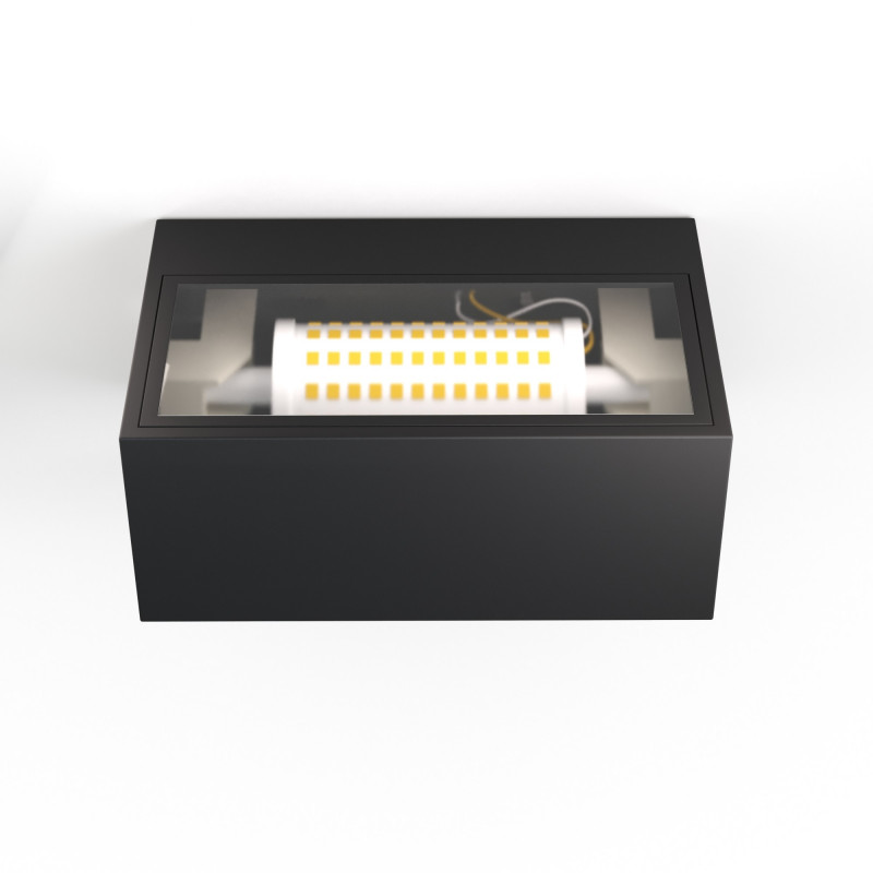 Aluminium outdoor wall light "Oriol" - IP44 - R7S