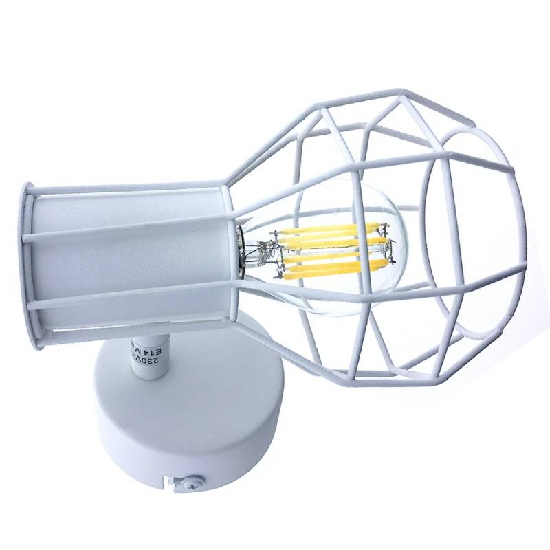 Cage wall or ceiling light "AZOR" E14