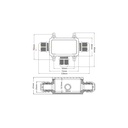 T-shaped waterproof junction box - IP68 - 0.5 - 2.5mm²