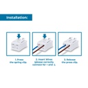 Quick connector 2-pole / 0.5 - 2.5mm