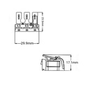 Quick connector 3-pole / 0.5 - 2.5mm