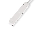 Electrical X-connector for magnetic track - 20mm - White