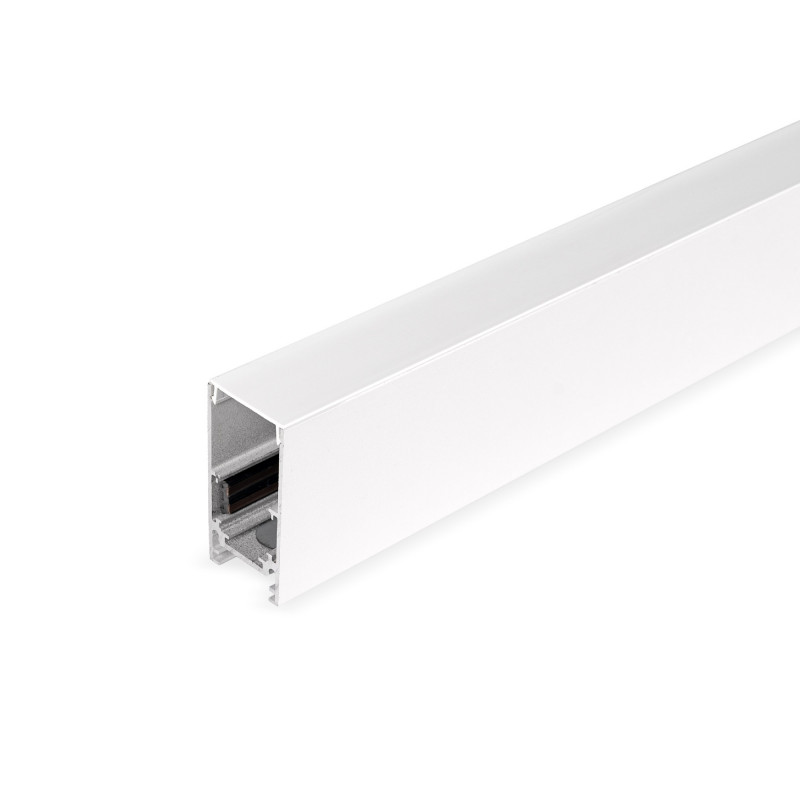Decorative cover for magnetic track - 1 meter - White