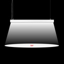 Pendant/Surface Mounted LED CCT Linear light - 40W - Adjustable power - 120cm
