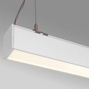 Pendant/Surface Mounted LED CCT Linear light - 40W - Adjustable power - 120cm