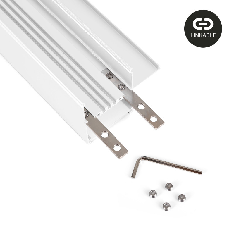 Pendant/Surface Mounted LED CCT Linear light - 40W - Adjustable power - 120cm