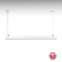 Pendant/Surface Mounted LED CCT Linear light - 40W - Adjustable power - 120cm