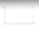 Pendant/Surface Mounted LED CCT Linear light - 40W - Adjustable power - 120cm