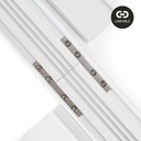 Pendant/Surface Mounted LED CCT Linear light - 40W - Adjustable power - 120cm