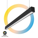 Pendant/Surface Mounted LED CCT Linear light - 40W - Adjustable power - 120cm