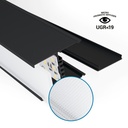 Pendant/Surface Mounted LED CCT Linear light - 40W - Adjustable power - 120cm