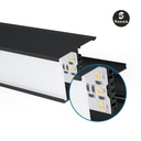 Pendant/Surface Mounted LED CCT Linear light - 40W - Adjustable power - 120cm