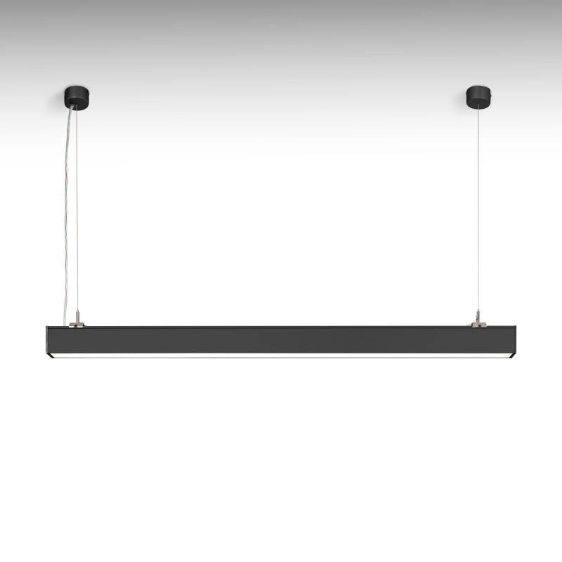 Pendant/Surface Mounted LED CCT Linear light - 40W - Adjustable power - 120cm