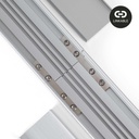 Pendant/Surface Mounted LED CCT Linear light - 40W - Adjustable power - 120cm