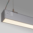 Pendant/Surface Mounted LED CCT Linear light - 40W - Adjustable power - 120cm