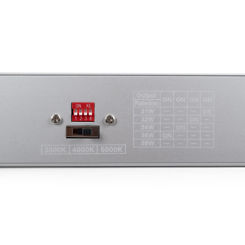 Pendant/Surface Mounted LED CCT Linear light - 40W - Adjustable power - 120cm