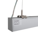 Pendant/Surface Mounted LED CCT Linear light - 40W - Adjustable power - 120cm