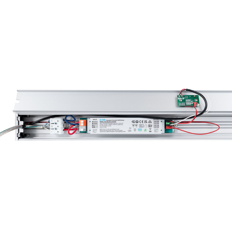 Pendant/Surface Mounted LED CCT Linear light - 40W - Adjustable power - 120cm