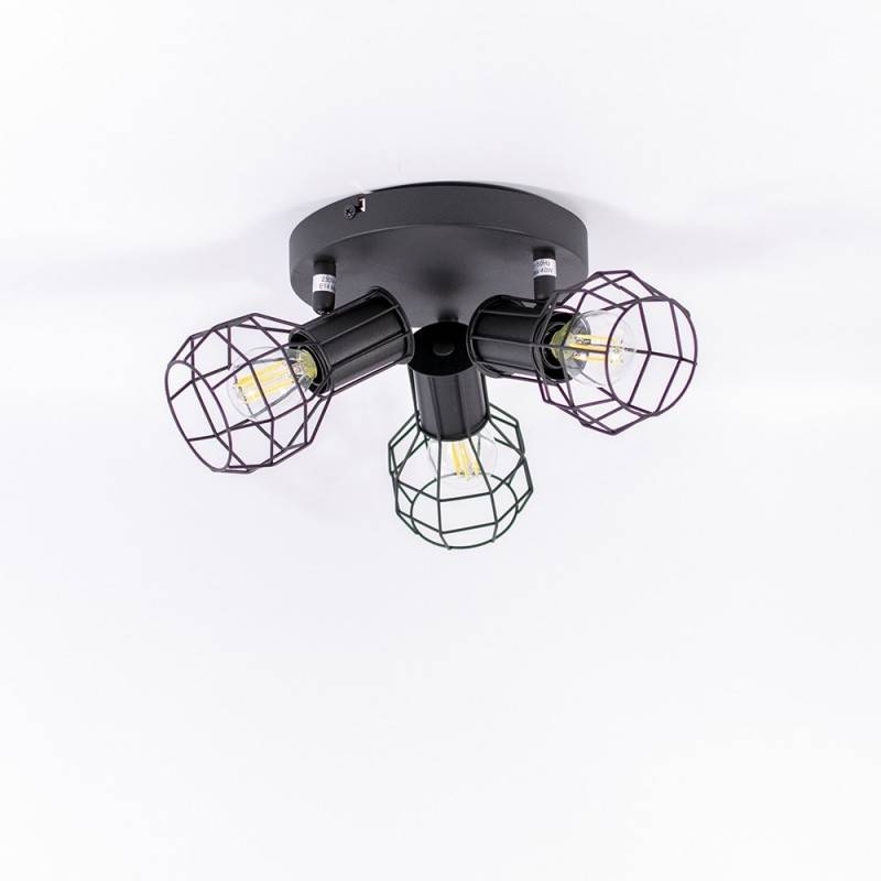 Adjustable ceiling lamp cage "AZOR-3" E14