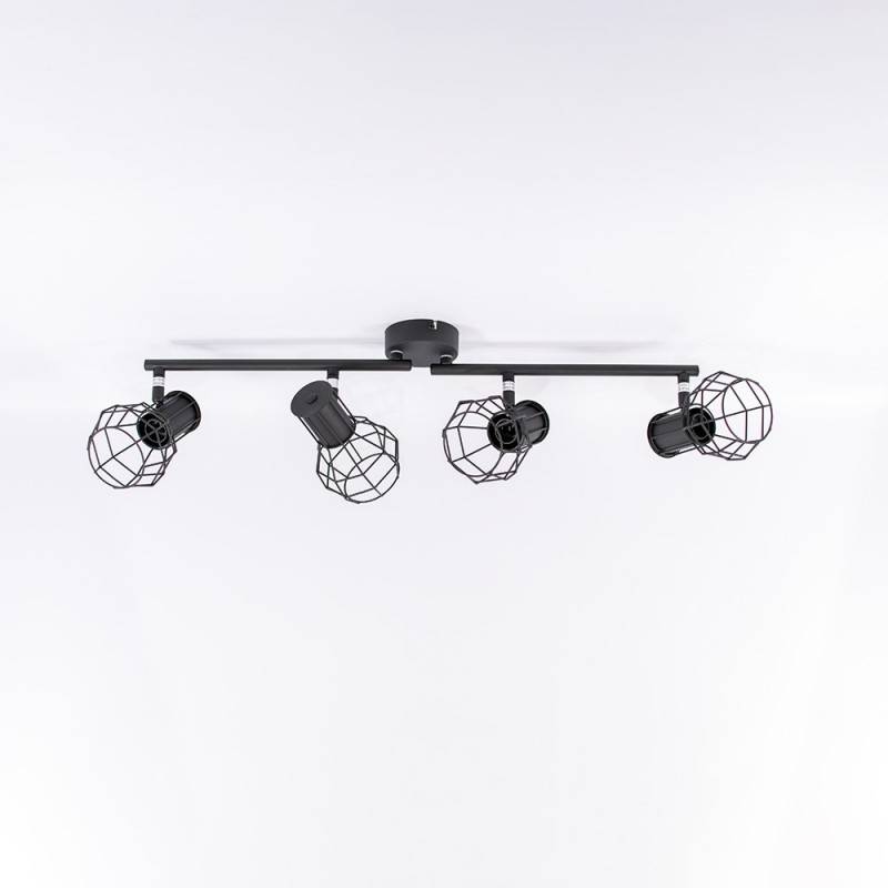 Cage ceiling lamp orientable "AZOR-4" E14