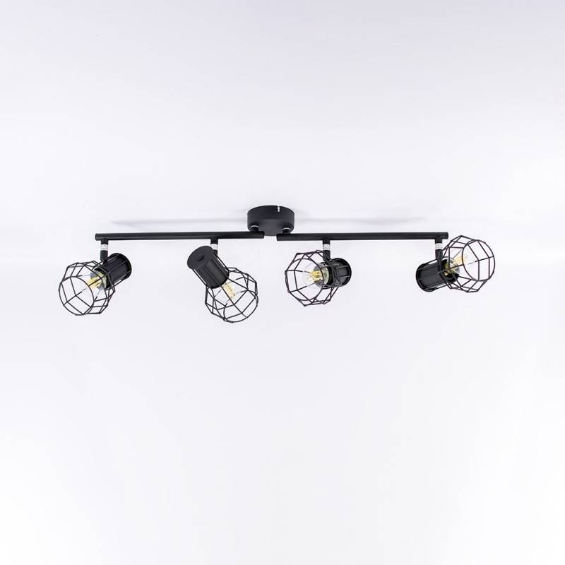 Cage ceiling lamp orientable "AZOR-4" E14