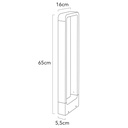 LED road bollard 10W IP65
