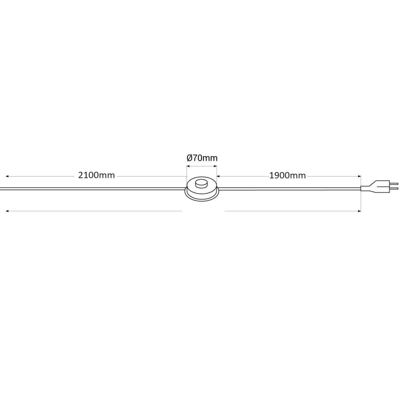 Arc floor lamp "Bend" - E27