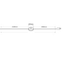 Arc floor lamp "Bend" - E27