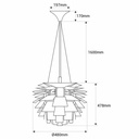 Design pendant light "Luxor S" - E27