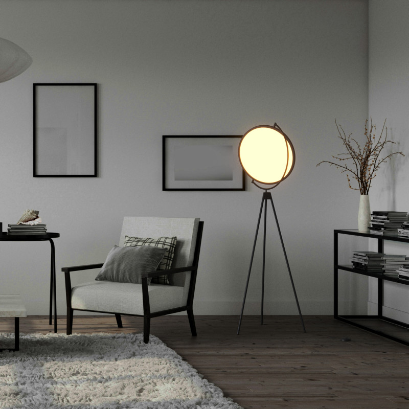 Design LED Floor lamp "Eyes" - 26W - Warm light
