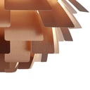 Design pendant light "Luxor" - Bronze colour - E27