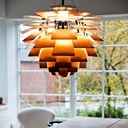 Design pendant light "Luxor" - Bronze colour - E27