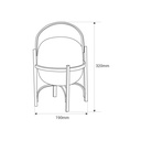 Designer table lamp "Megan" - 19 x 32 cm