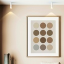 Aluminum ceiling light "Sandy 20" - 20cm - GU10