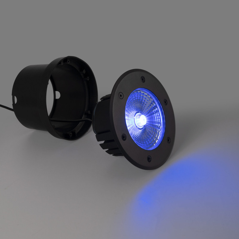 Outdoor RGB LED Step Light - 18W - 12V DC - IP67 - Ø15cm - 30º