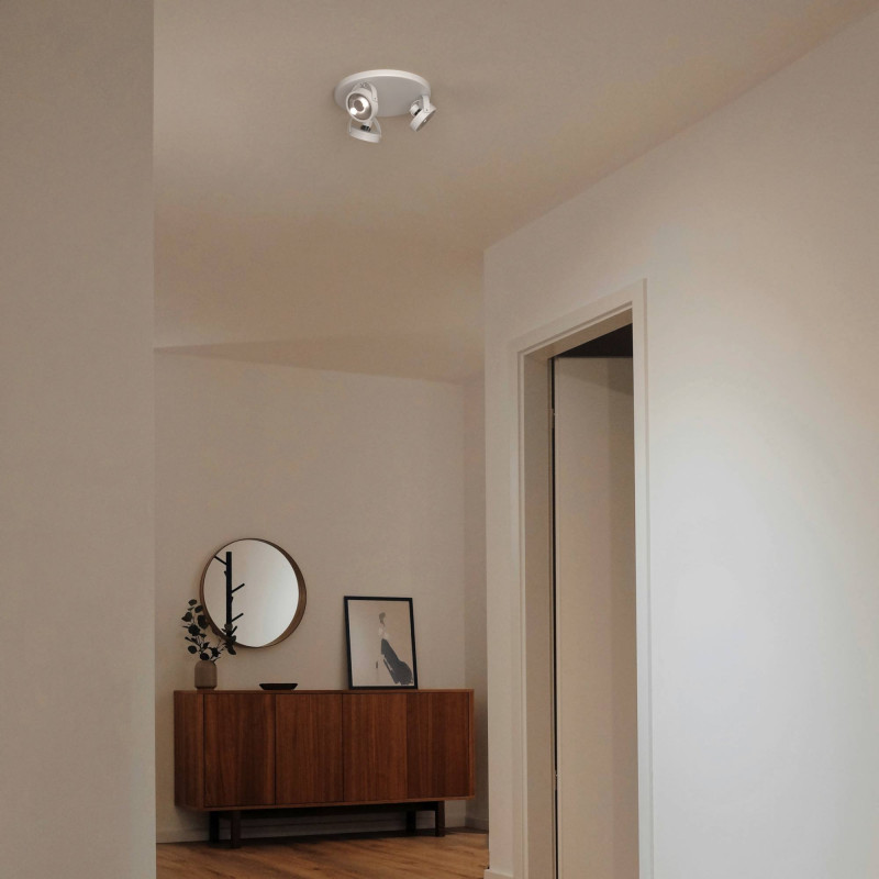 Triple adjustable ceiling spotlight "IRIS 3" + 3 AR111 light bulbs