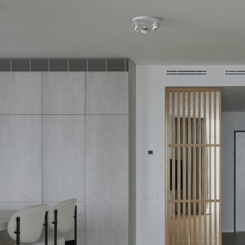 Triple adjustable ceiling spotlight "IRIS 3" + 3 AR111 light bulbs