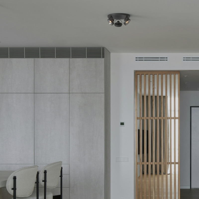 Triple adjustable ceiling spotlight "IRIS 3" + 3 AR111 light bulbs
