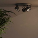 Triple adjustable ceiling spotlight "IRIS 3" + 3 AR111 light bulbs