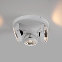 Triple adjustable ceiling spotlight "IRIS 3" + 3 AR111 light bulbs
