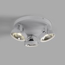 Triple adjustable ceiling spotlight "IRIS 3" + 3 AR111 light bulbs