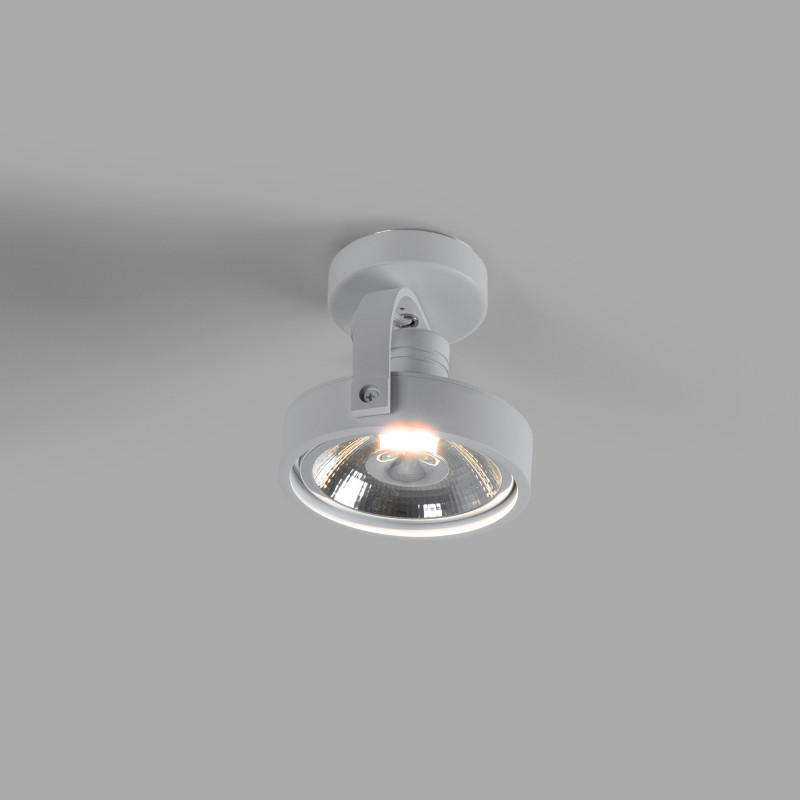 Adjustable ceiling spotlight "IRIS" + AR111 GU10 light bulb