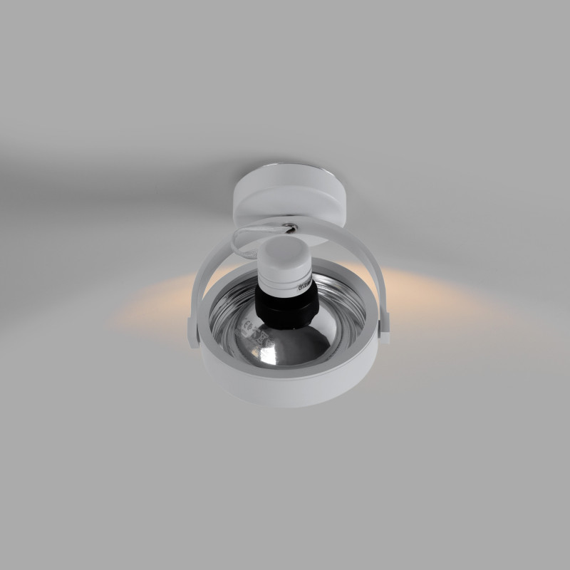 Adjustable ceiling spotlight "IRIS" + AR111 GU10 light bulb
