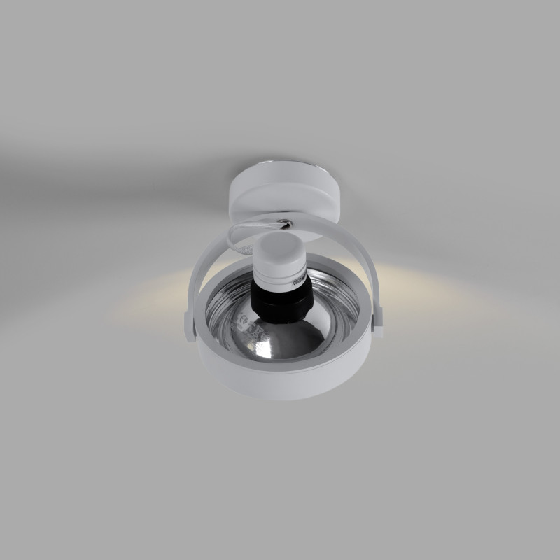 Adjustable ceiling spotlight "IRIS" + AR111 GU10 light bulb