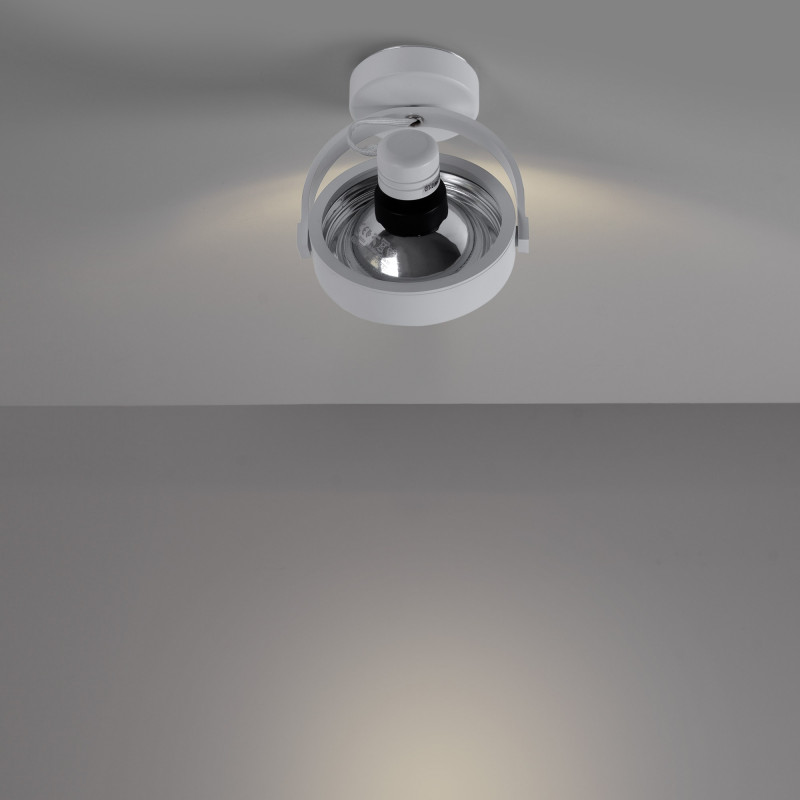 Adjustable ceiling spotlight "IRIS" + AR111 GU10 light bulb