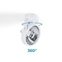Adjustable ceiling spotlight "IRIS" + AR111 GU10 light bulb