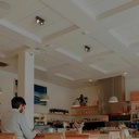 Double adjustable ceiling spotlight "IRIS" + 2 AR111 GU10 light bulbs