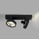 Double adjustable ceiling spotlight "IRIS" + 2 AR111 GU10 light bulbs